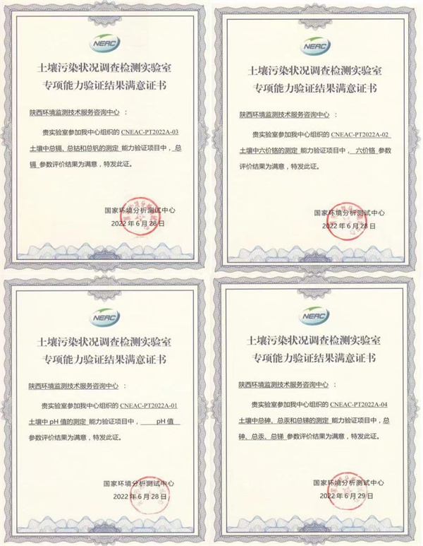 監(jiān)測中心通過2022年國家環(huán)境分析測試中心實驗室能力驗證考核.jpg
